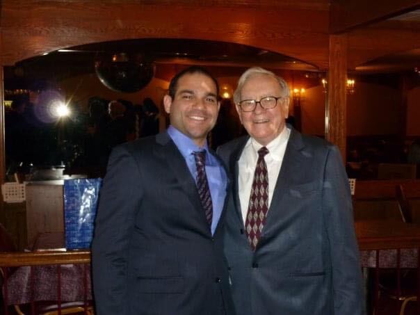 Jeff Corrado alongside Warren Buffet